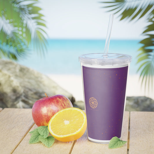 Kalm Spirit Plastic Tumbler with Straw